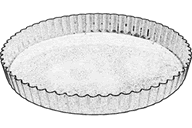 Large round tart pan